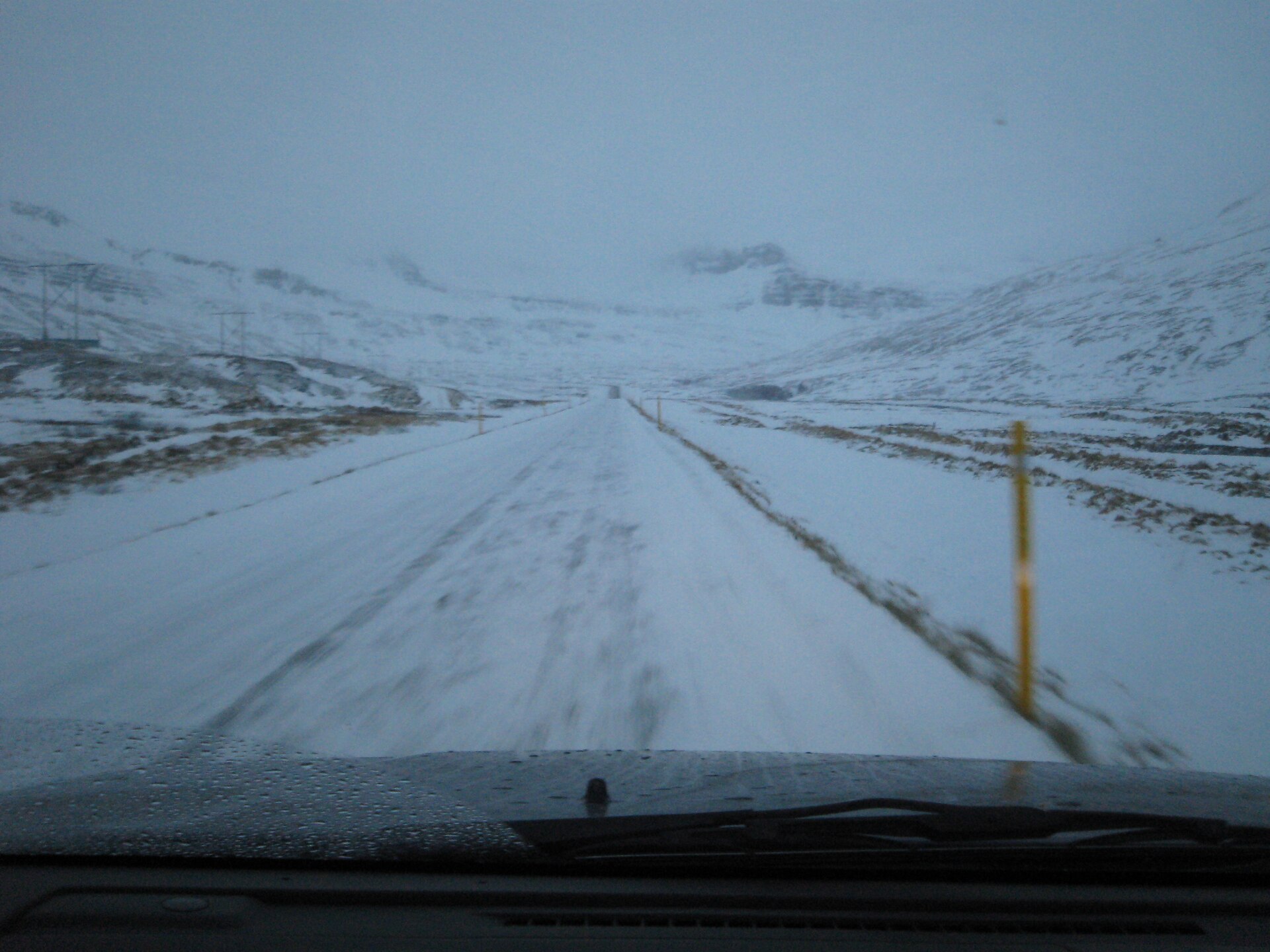 A rural stretch of Route 1 on Iceland's South Coast
