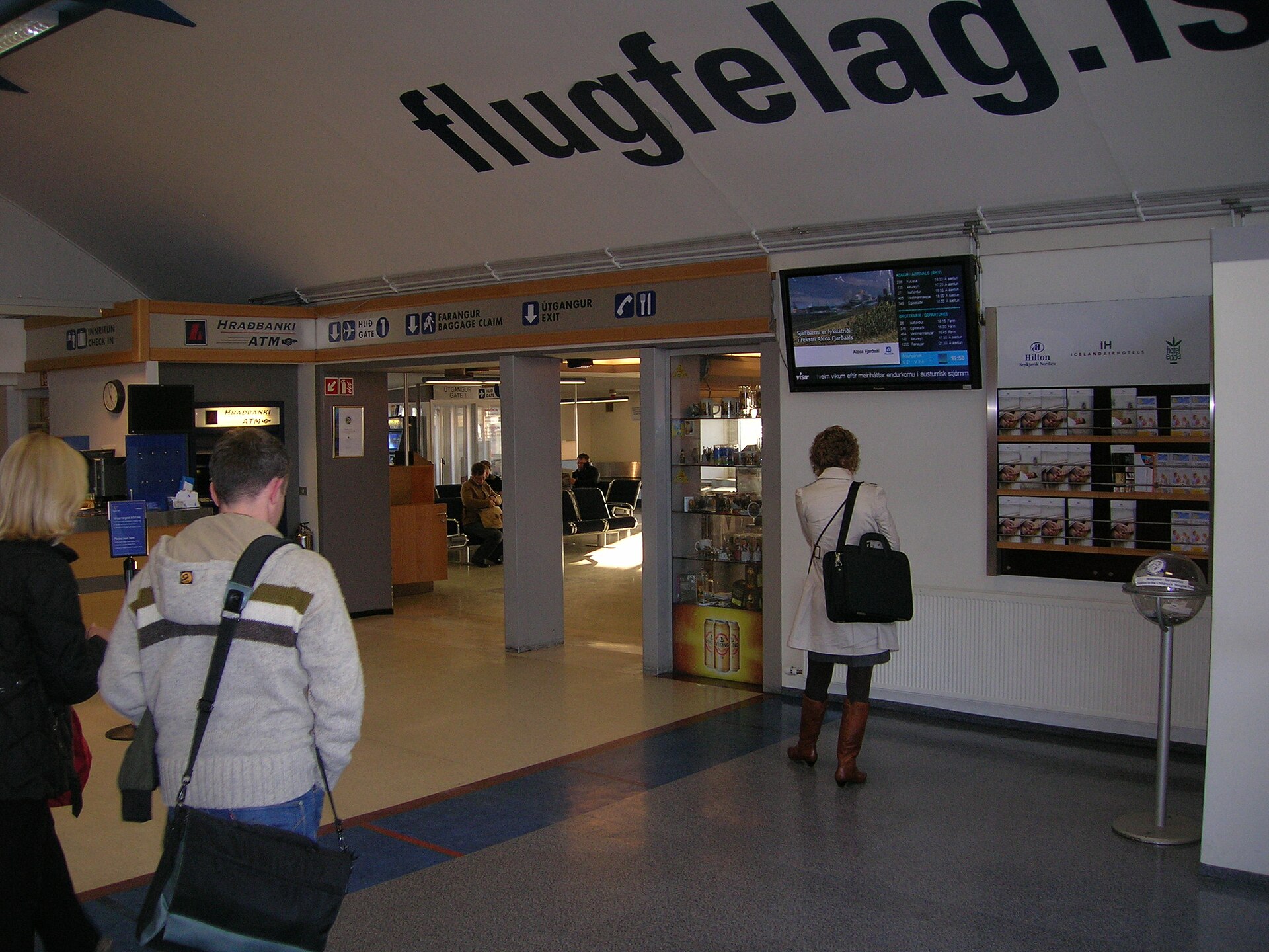 The Reykjavík domestic terminal