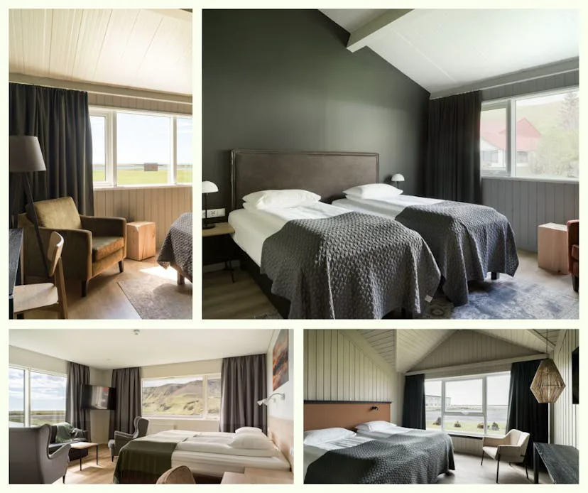 An official room collage from Hotel Katla