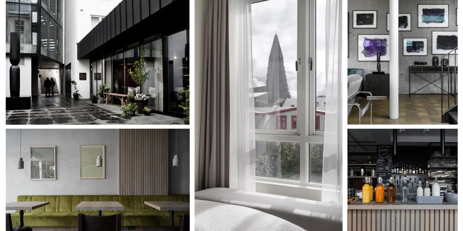 Sand Hotel by Keahotels, showing its entrance, rooms and shared spaces