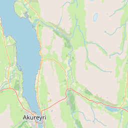 Northern Iceland OpenStreetMap base map