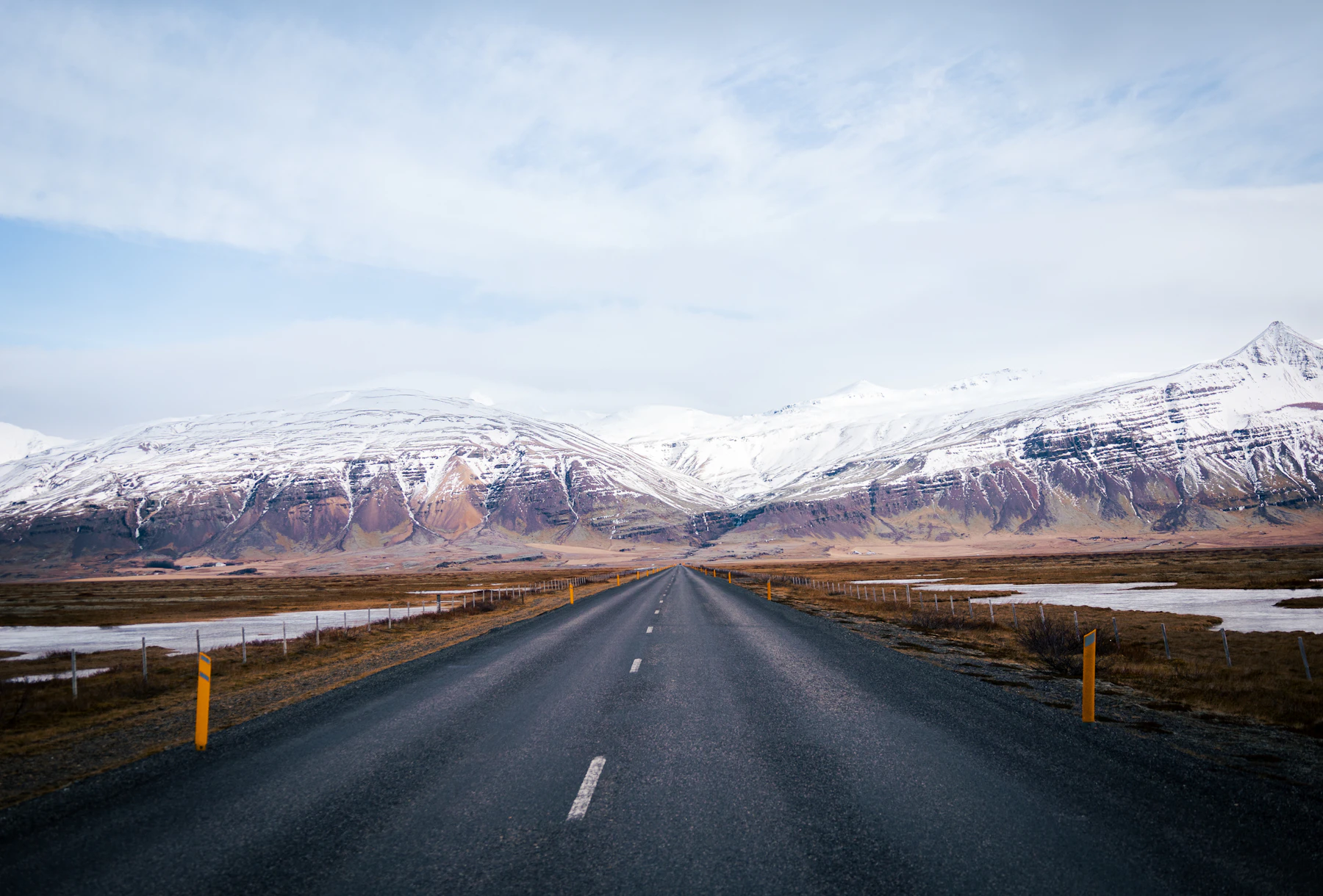 A road through Iceland's Reykjanes peninsula; this image does not show same-day KEF or Blue Lagoon transfers